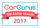 Drive Smart Finance is a CarGurus Top Rated Dealer for 2017
